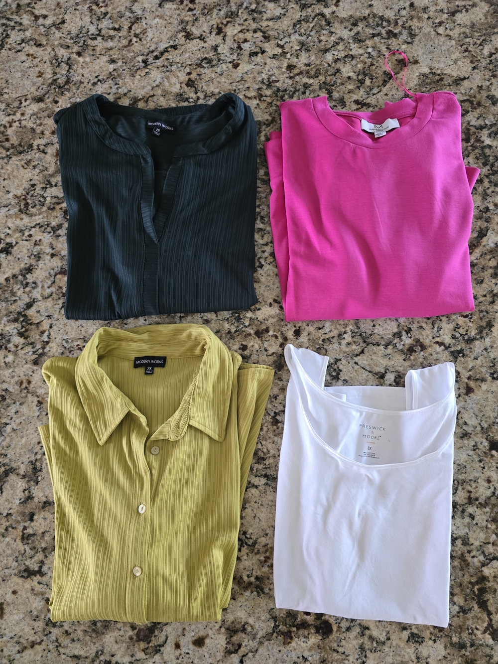 Women’s Shirt Lot Of 4 Blouses 2X